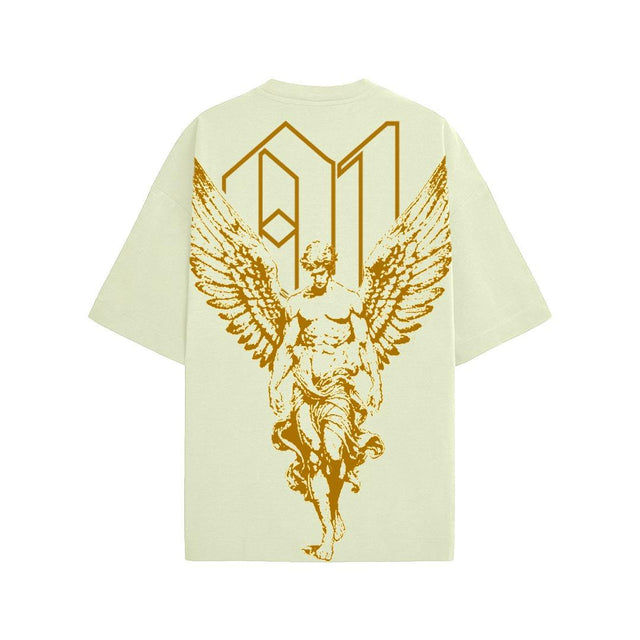 Rebel Angel Oversized T-Shirt - Off-White