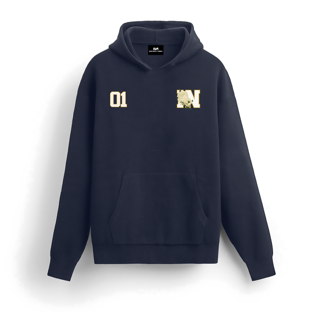 Bloomin' Hoodie - Navy Blue