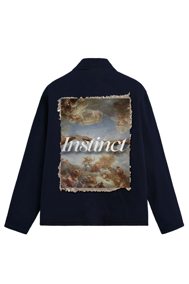 The Renaissance Shacket - Navy Blue