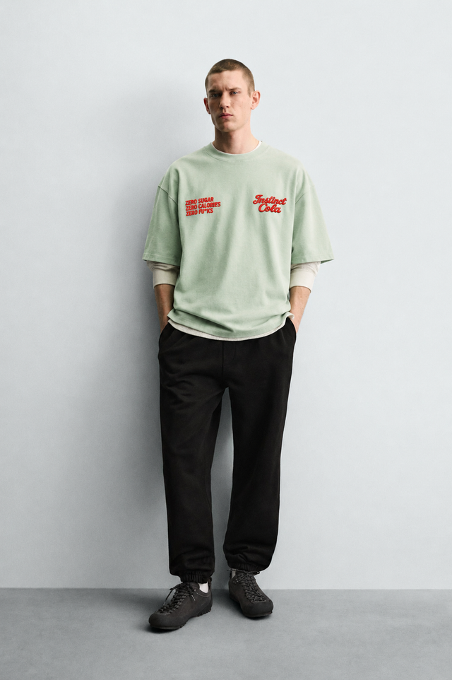Diet Cola - Oversized Tshirt (Mint Green)