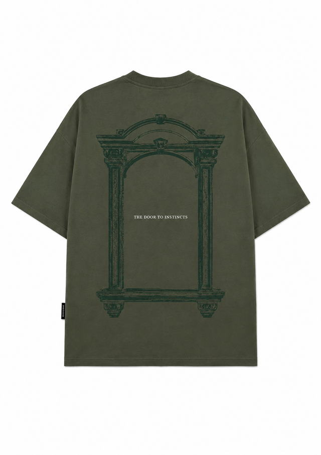 Inner Gateway - Oversized T-Shirt (Olive)