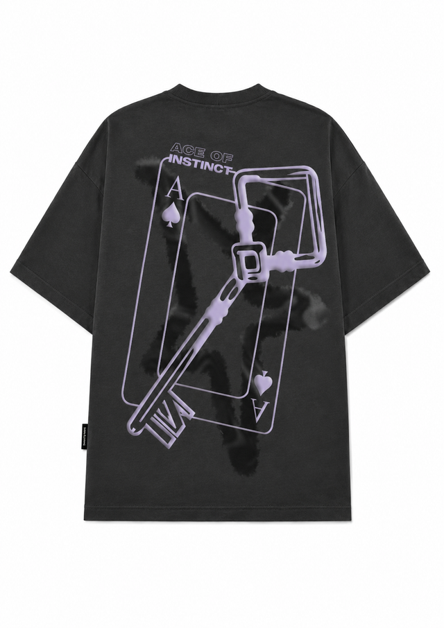 ACE OF KEYS - OVERSIZED T-SHIRT (Grey)