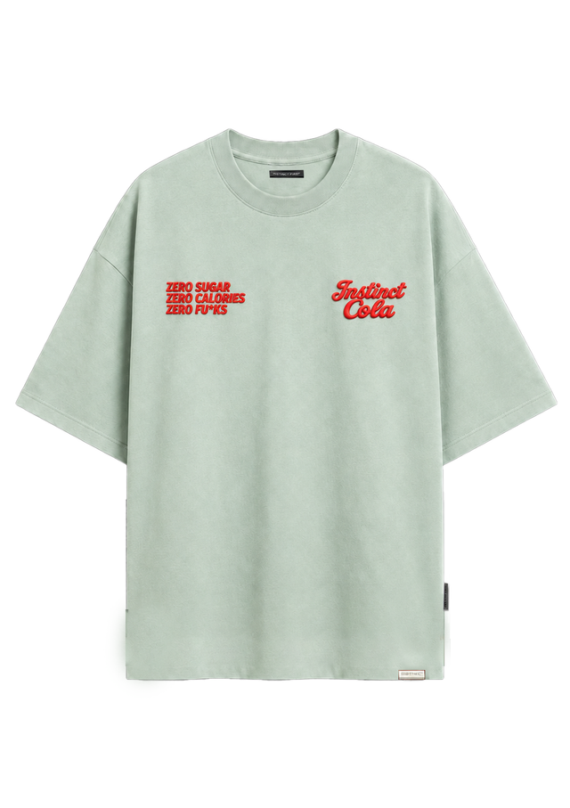 Diet Cola - Oversized Tshirt (Mint Green)