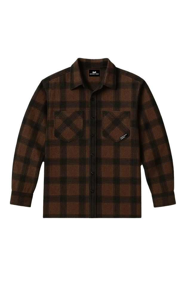 Fusion Flannel Shirt -Brown
