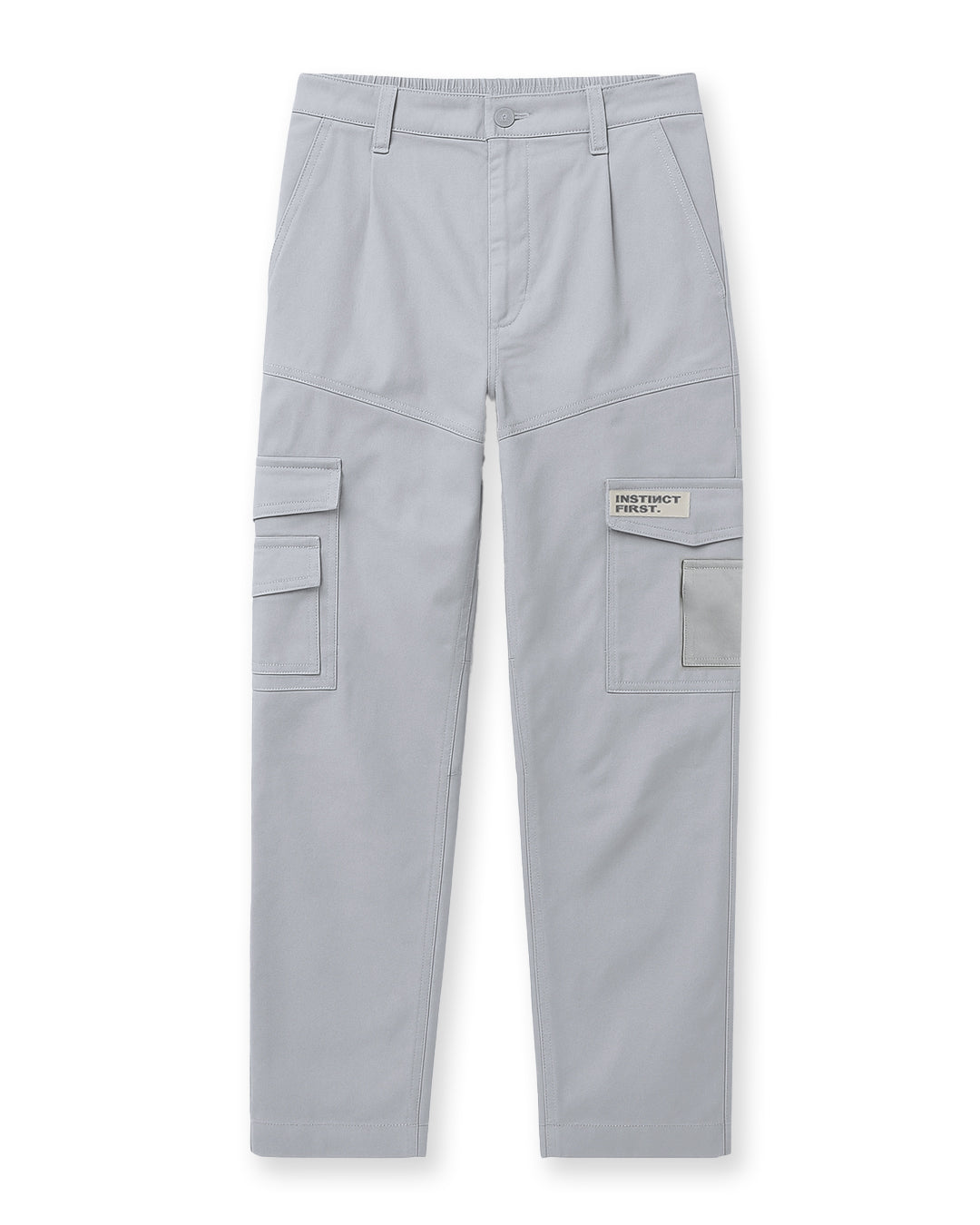 Grey oversized cargo pants