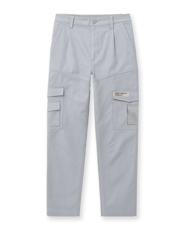 Grey oversized cargo pants