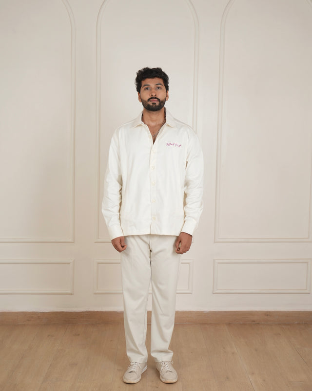 The Intuition Shacket - Off-White