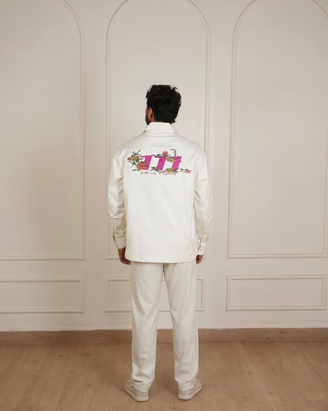 The Intuition Shacket - Off-White
