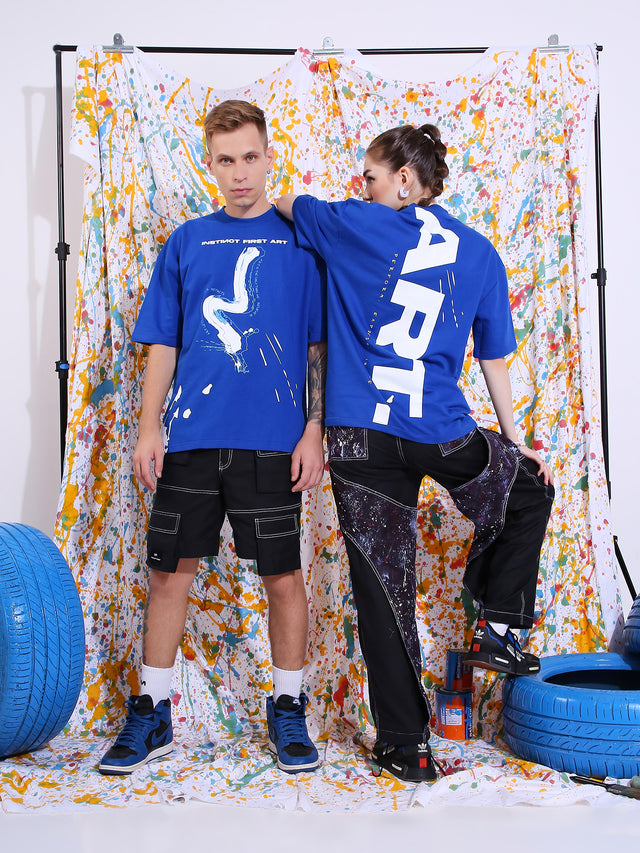Splash Art- Oversized T-shirt
