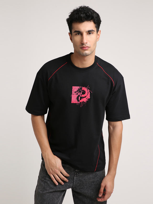 The First Dragon - Oversized T-Shirt (BlacK)