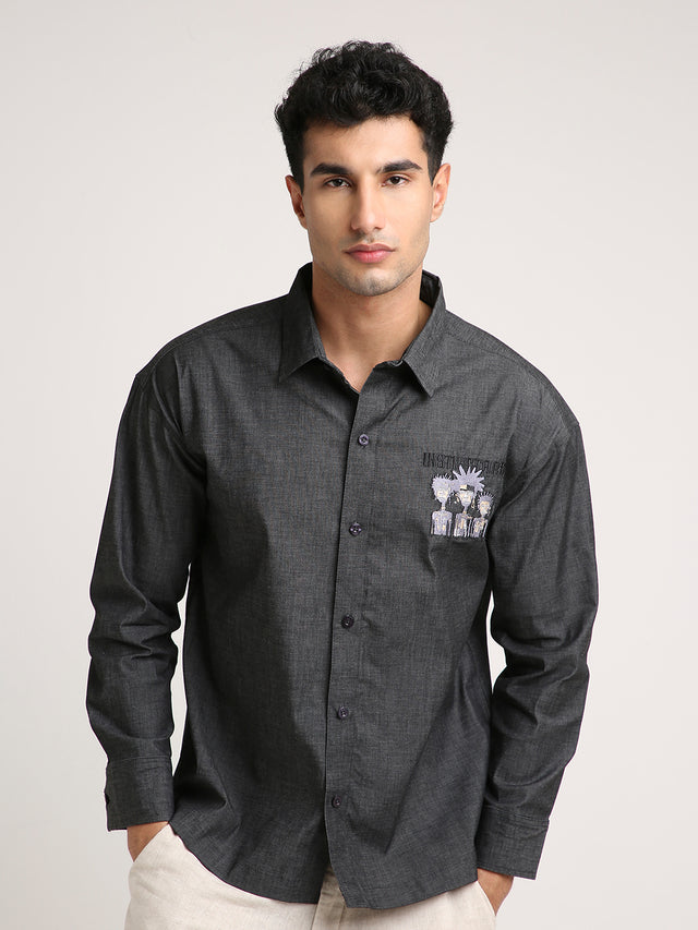 Tribal Shirt - Charcoal