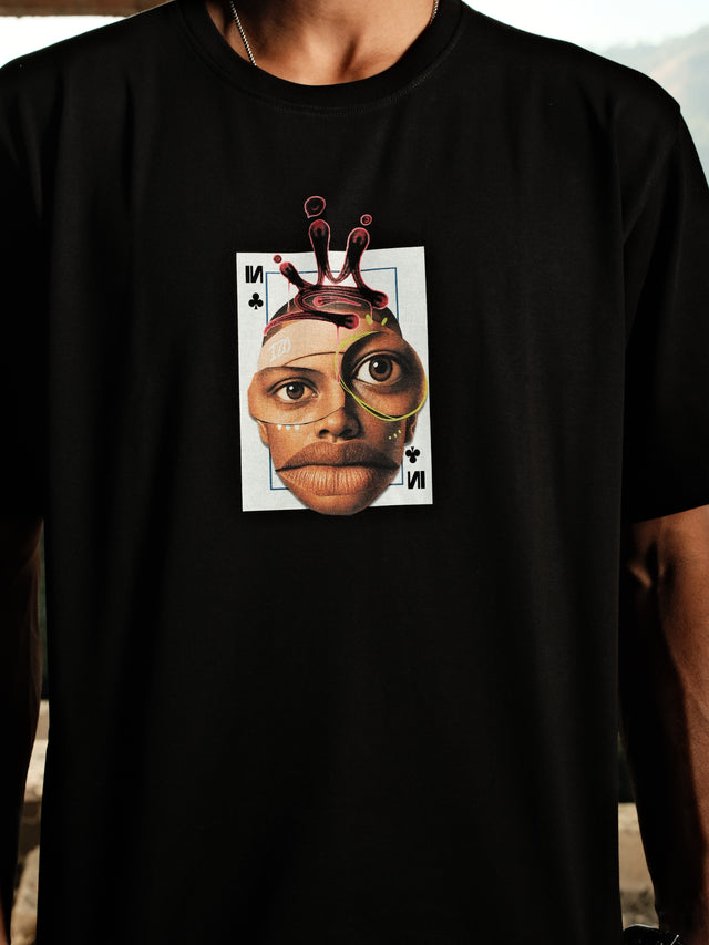 King of Instincts - Relaxed Fit Tshirt (Black)