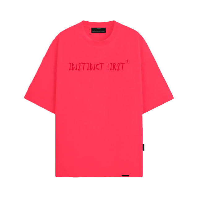 No Knight - Oversized T-shirt (Pink)