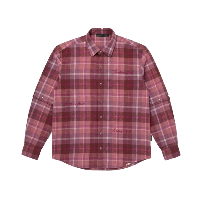 Detachable Sleeve - Oversized Shirt (Pink)