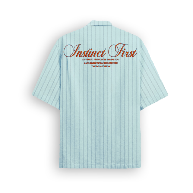 Summer Stripe Shirt - Sky