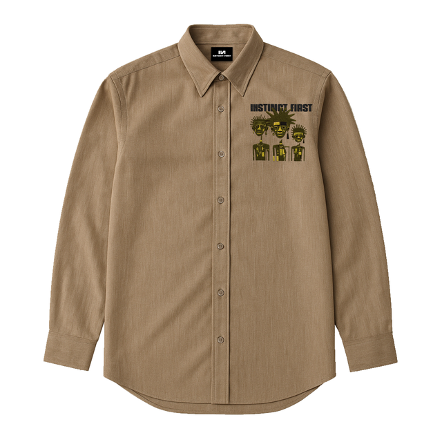 Tribal Shirt - Light Brown