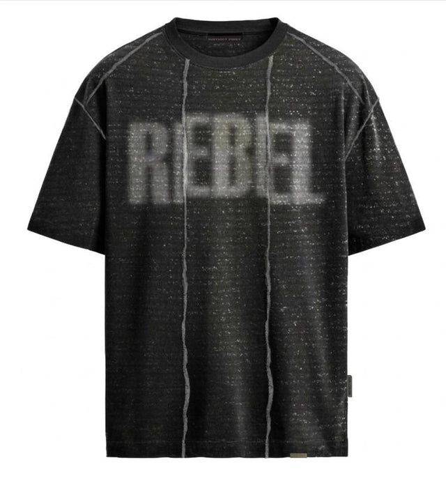 Rebel - Oversized T-shirt (Charcoal)