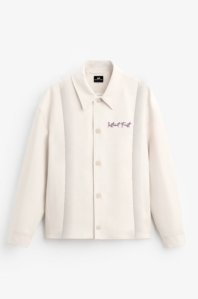 The Intuition Shacket - Off-White