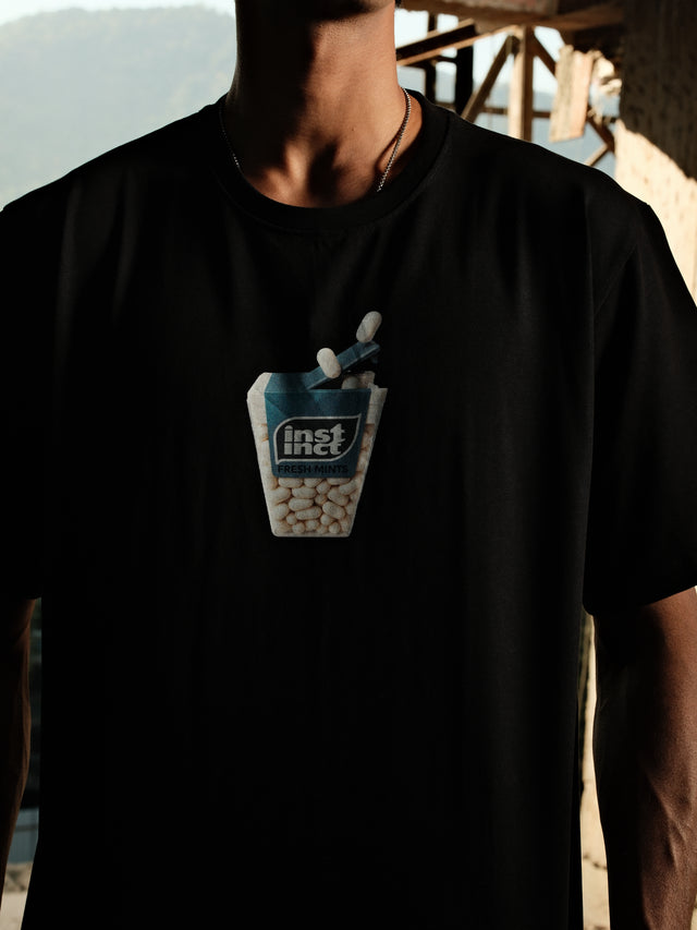 Tic Tac - Relaxed Fit Tshirt (Black)