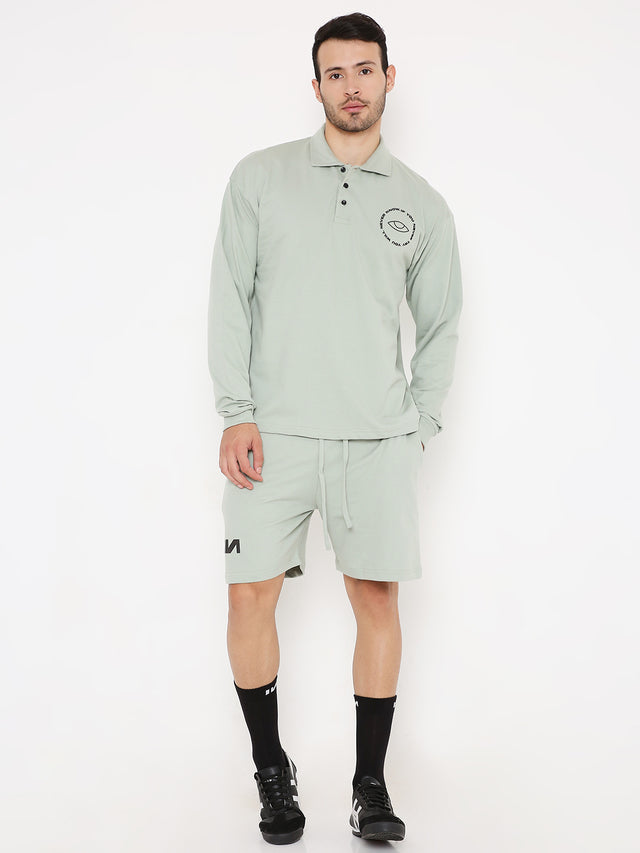 Polo T-shirts - Camping Green - Instinct First