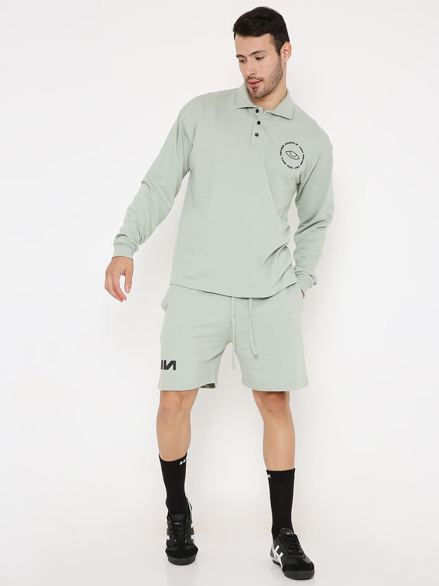Polo T-shirts - Camping Green - Instinct First