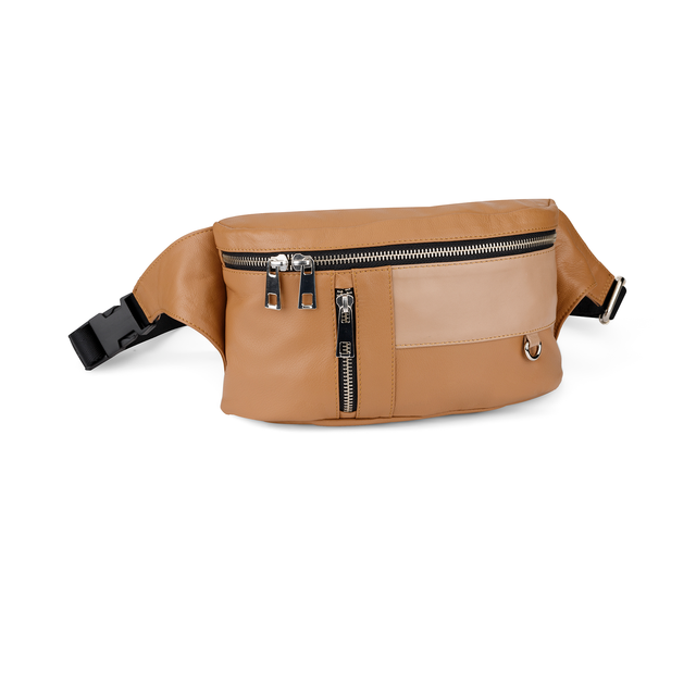 leather belt bag - tan - instinct first