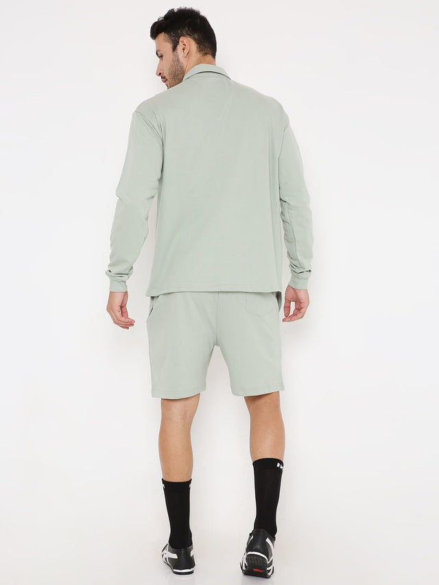 Polo T-shirts - Camping Green - Instinct First