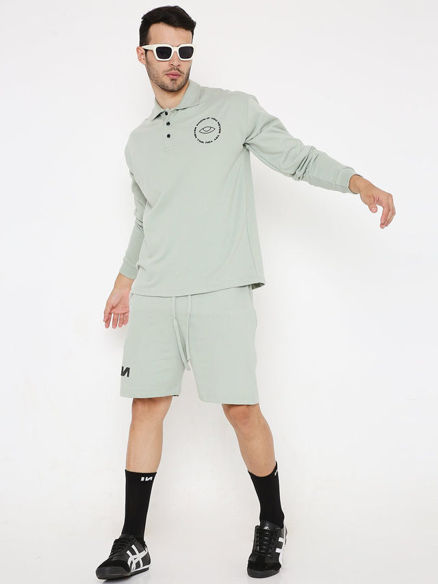 Polo T-shirts - Camping Green