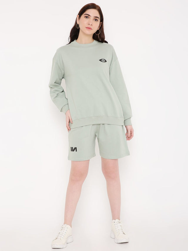 Camping Green Shorts