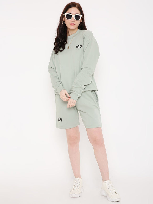 Sweatshirts - Camping Green - Instinct First