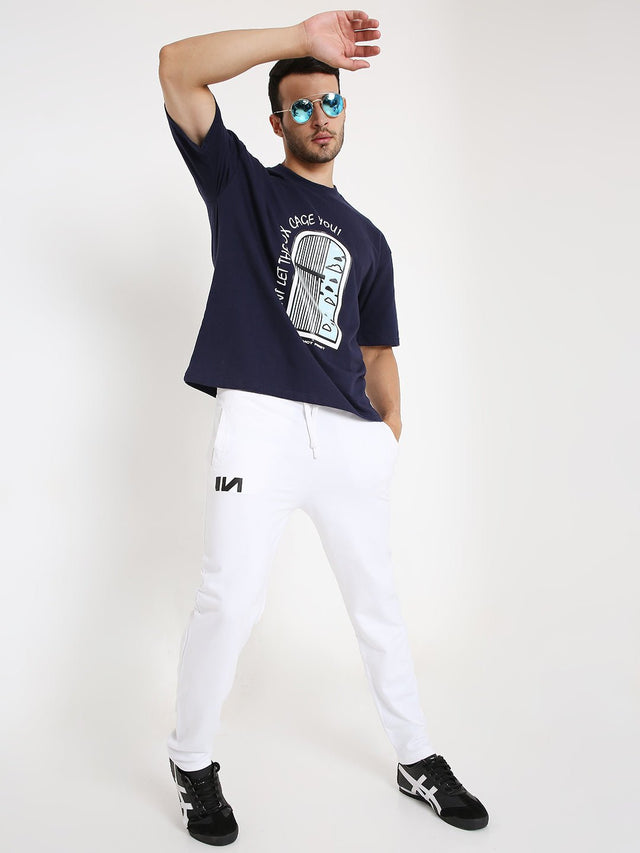 Blue Oversized T-shirts