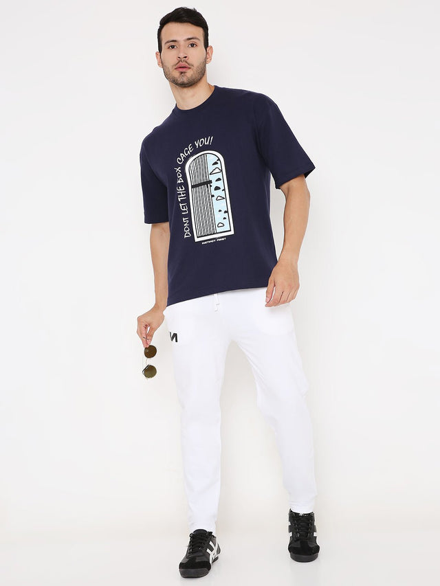 Oversized T-shirts - Blue Cage - Instinct First