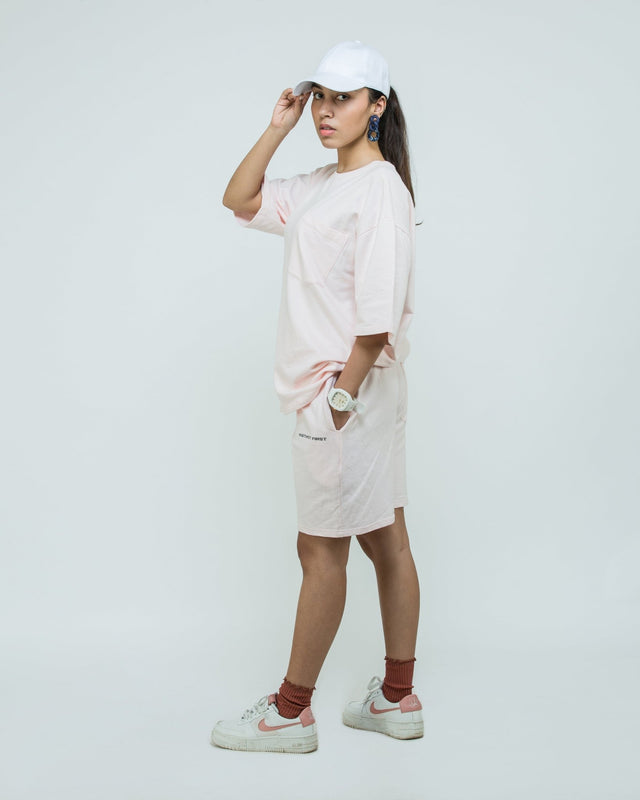 Euphoric Pink Oversized T-shirts