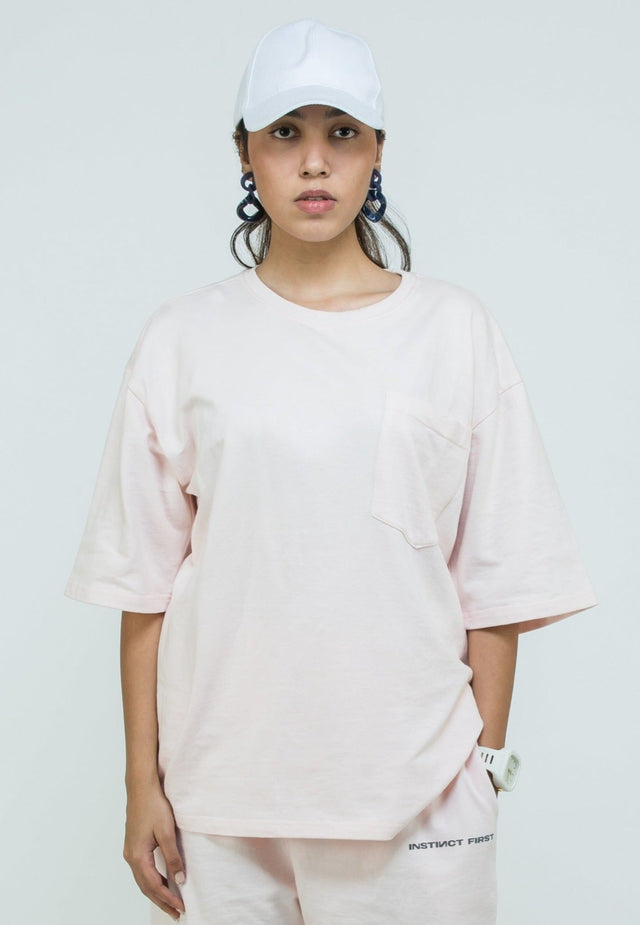 Euphoric Pink Oversized T-shirts