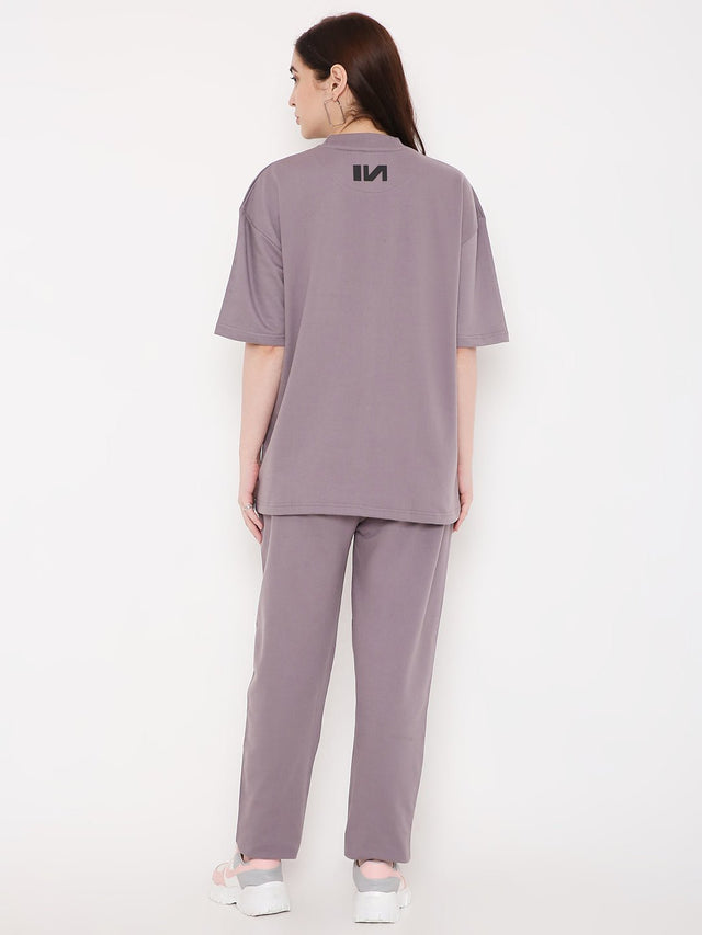 Purple Oversized T-shirts