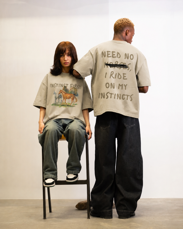 Streetwear Oversized T-shirts - Instinct First