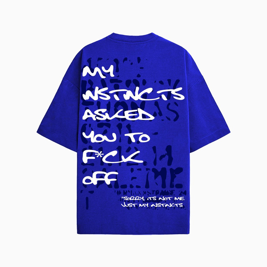Humble Oversized T-Shirt  - (Royal Blue)