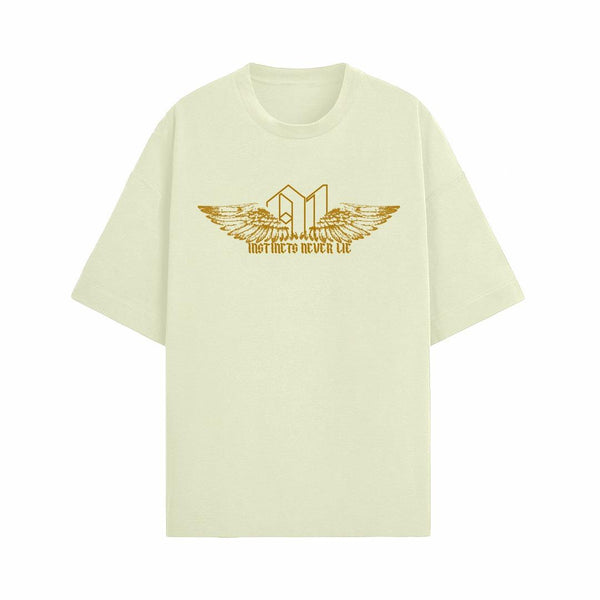 Rebel Angel Oversized T-Shirt  - (Off-White)