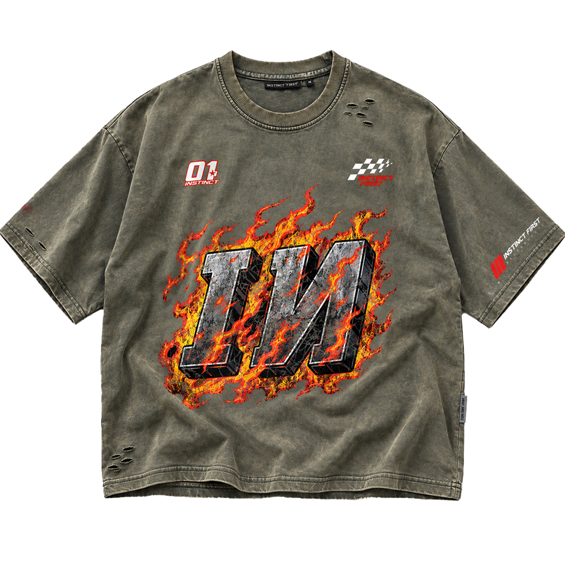 Asphalt - Oversized T-shirt (Grey)