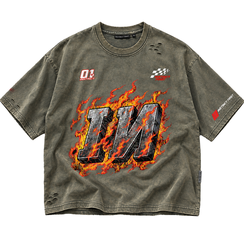 Asphalt - Oversized T-shirt (Grey)
