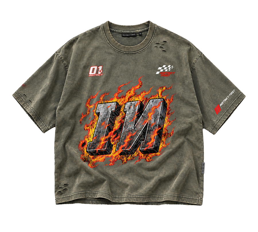 Asphalt - Oversized T-shirt (Grey)