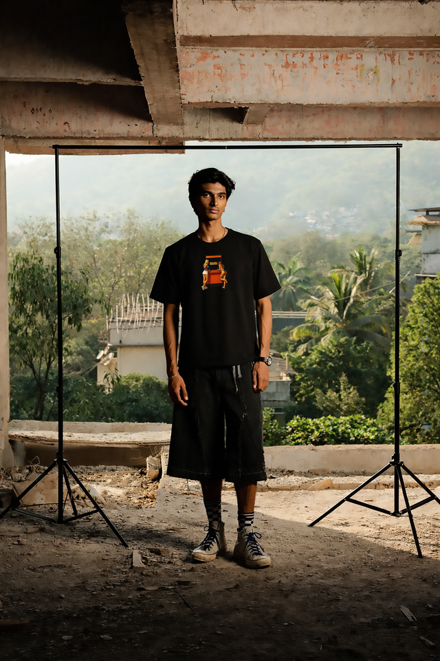 Arcade - Relaxed Fit Tshirt (Black)