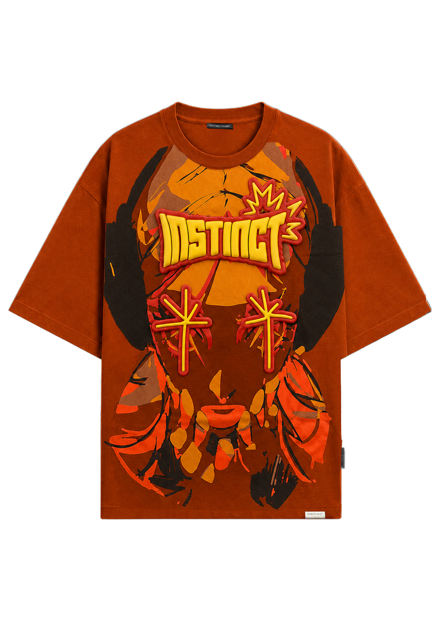 Bangers - Oversized T-Shirt (Rust)