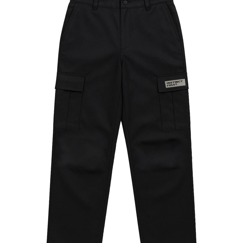 Oversized Cargo pants (Black)