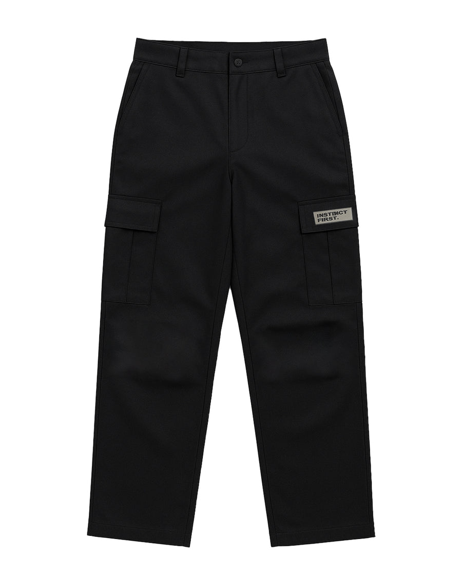 Oversized Cargo pants (Black)