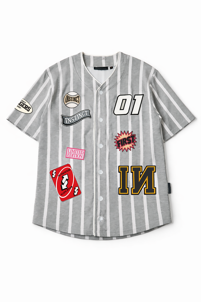 Origin 01 - Baseball Shirt (Grey)