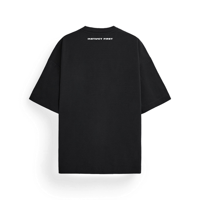 Oversized T-shirt - Bare Black
