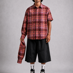Detachable Sleeve - Oversized Shirt (Pink)