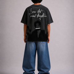 STFU - Oversized T-shirt (Black)