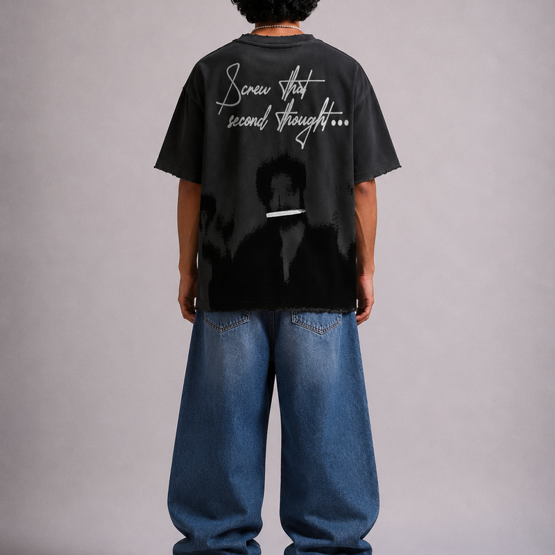 STFU - Oversized T-shirt (Black)